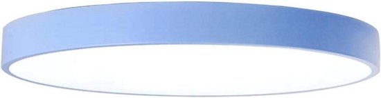 LED Plafondlamp - Kinderlamp Rond - Kamer Verlichten - Ultradun Design - 23 cm - Blauw