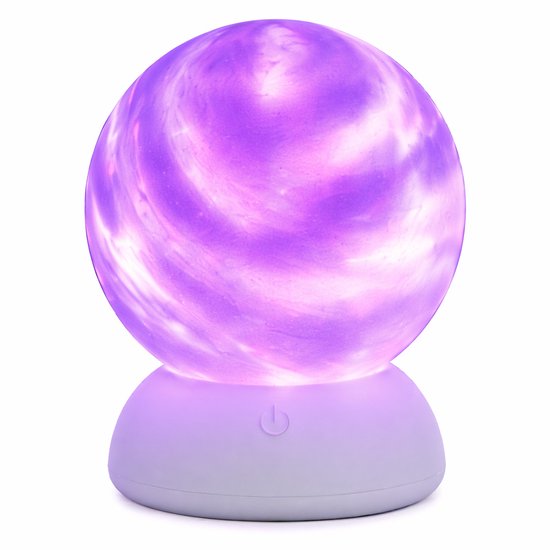 LED Sfeerlamp Bol – Multicolor RGB Nachtlamp – Touch Bediening – USB-C Oplaadbaar – 1200 mAh – Ambient Tafellamp voor Slaapkamer, Woonkamer of Kinderkamer van Merkloos