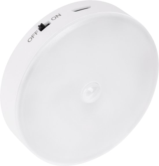 LED terrasverlichting rond - 40mm - 12V - Warm wit - Zilver van VTAC