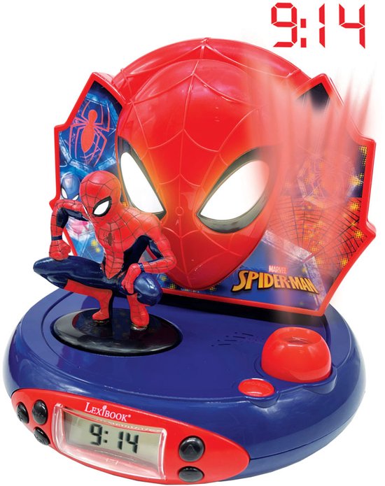 Lexibook Disney Spiderman - klokradio - Spiderman speelgoed - Disney speelgoed