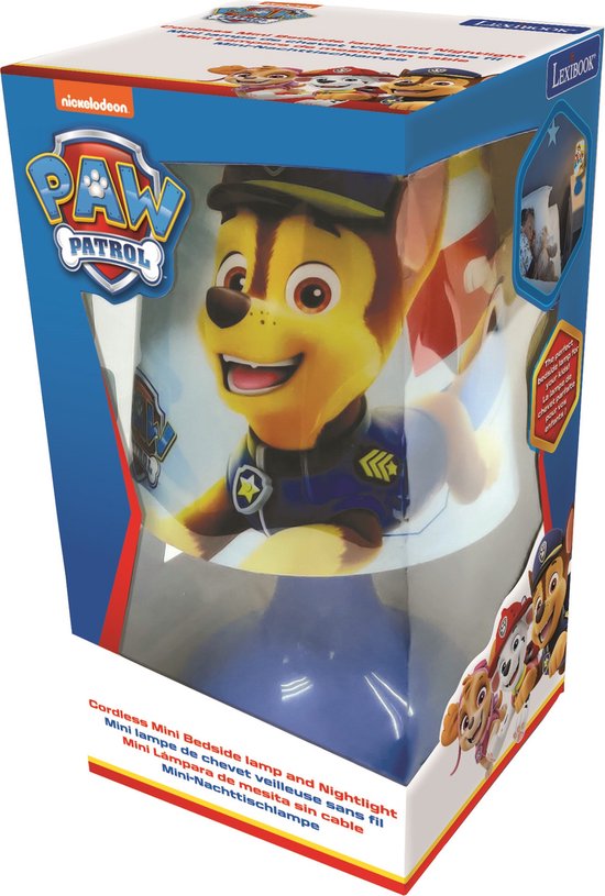 Lexibook - Paw Patrol - Draadloze Mini Nachtkastlamp & Nachtlamp