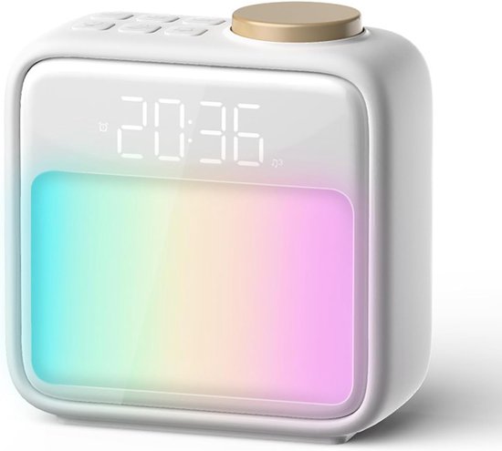 Lichtwekker Daglichtwekker - Zonsopgangwekker Slaaphulp - Wakker Worden Slapen - Twee Alarmen Natuurlijke Geluiden