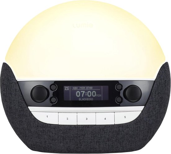 Lichtwekker met DAB+ Radio en Bluetooth Speaker - Natuurlijke Zonsopgang Simulatie