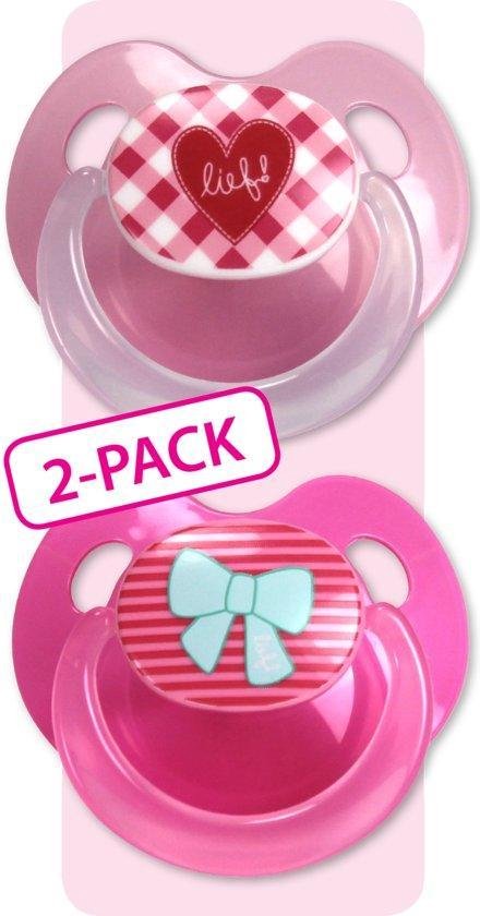 Lief! Lifestyle Set van 2 spenen in verpakking - Girl van LIEF