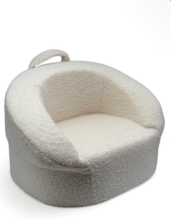 Liefjes & Co Teddy Fluffy Sofa - Kinderfauteuils - Kinderstoel - Kindersofa - Beige van Liefjes & Co