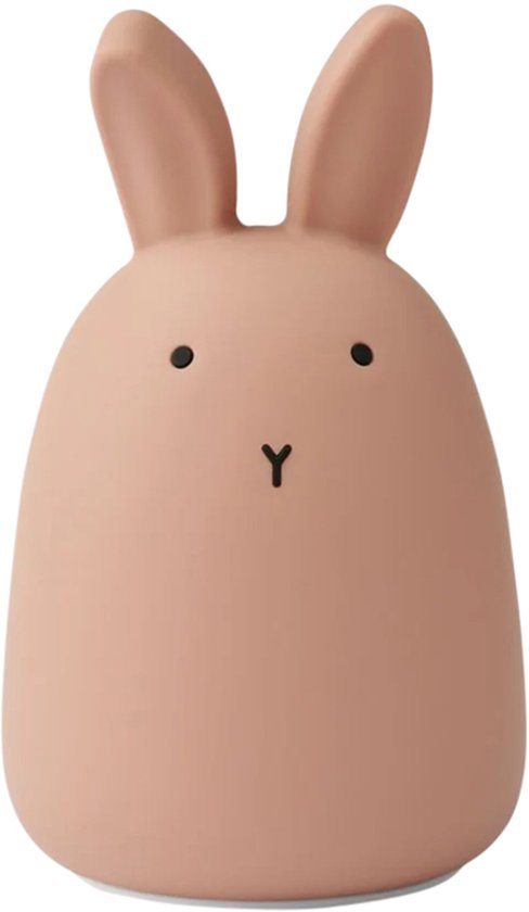 Liewood Winston Rabbit Nachtlampje - Dark Rose van Merkloos