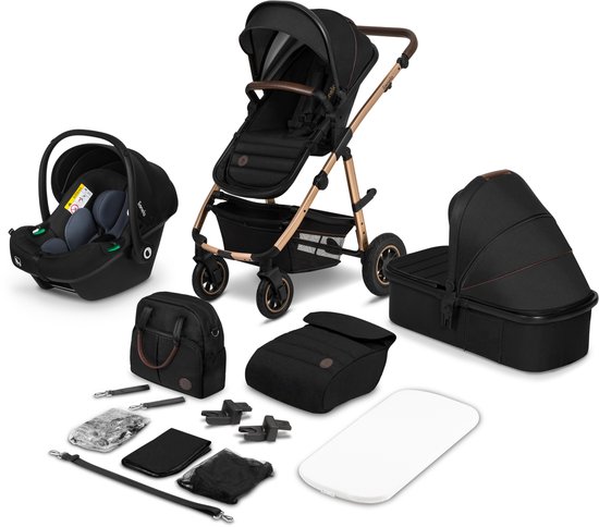 Lionelo Amber 3in1 - Kinderwagen - XXL SET - incl. autostoel - 0-22kg van Lionelo