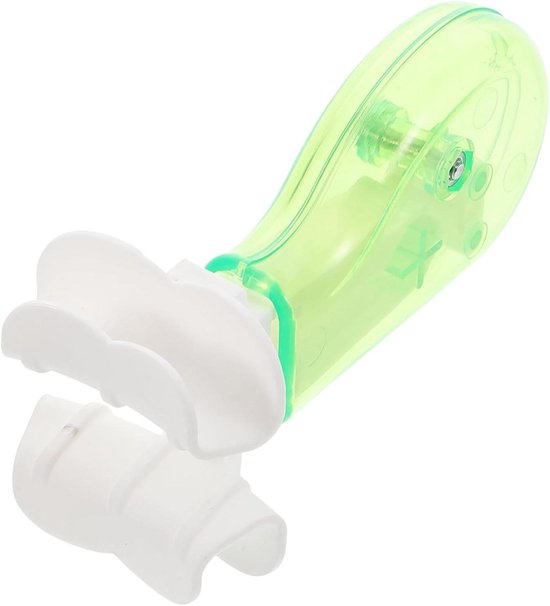 Lip Spiertrainer - Gezichtsoefening - Ademhaling Verbeteren - Kindveilig Materiaal - 10 x 5 x 3.5 cm - Licht Groen