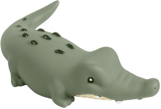 Little Dutch Nachtlampje Krokodil - Safari - USB-oplaadbaar - 3 lichtstanden - Timer 20 min - Speelgoed kinderen - Voor meisjes en jongens van Little Dutch