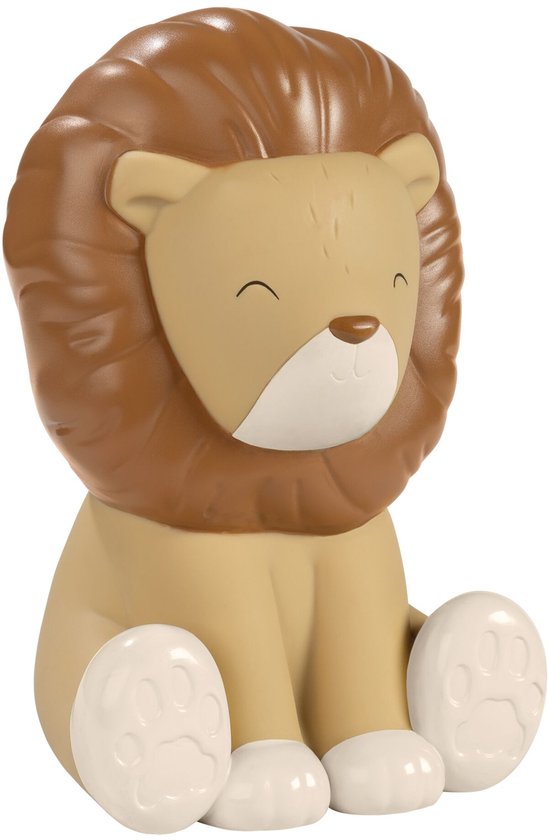 Little Dutch Nachtlampje Leeuw - Safari - USB-oplaadbaar - 3 lichtstanden - Timer 20 min - Speelgoed kinderen - Voor meisjes en jongens van Little Dutch
