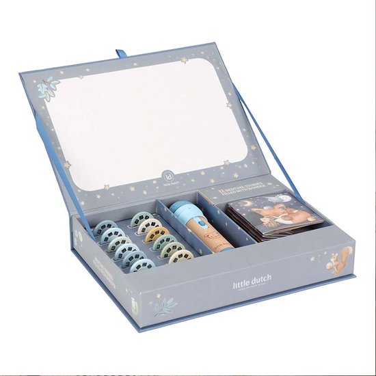 Little Dutch verhalen projector zaklamp - Blauw van Little Dutch