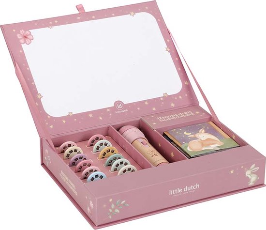 Little Dutch verhalen projector zaklamp - Roze van Little Dutch