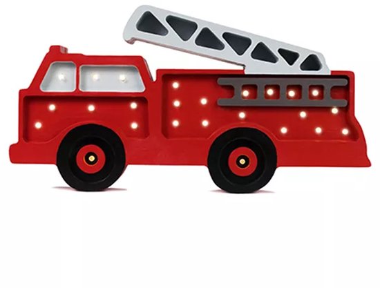 Little Lights Fire Truck Lamp – Nachtlampje voor Kinderen van Little Lights