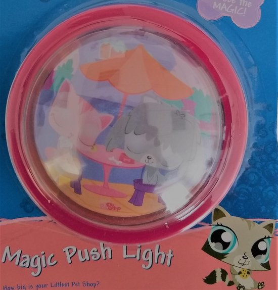 Little  Petshop druk nachtlamp Poes/Hond van Hasbro