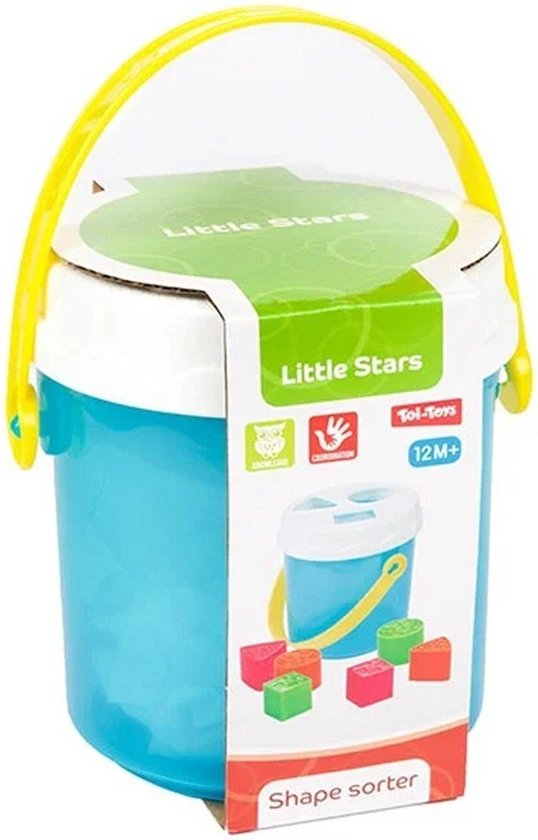 Little Stars Baby Vormenstoof Emmer + 6 Blokken van Little Stars