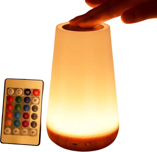 Livano Nachtlampje - Volwassenen - Kinderen - Slaapkamer - Baby - Nachtlamp - Leeslamp - Slaapkamer - Hout van Livano