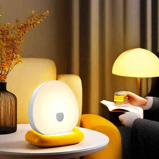 Livé® Witte Ruis Nachtlamp - 10 Geluiden & 7 Kleurstanden van Merkloos