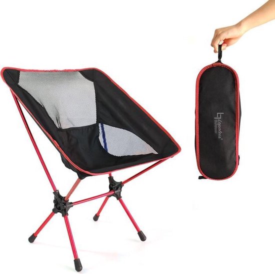 Lopoleis® Campingstoel – Campingstoel opvouwbaar – Visstoel – Vouwstoel – Strandstoel – Inklapbaar – Lichtgewicht – Outdoor Stoel – 890 gram van Lopoleis