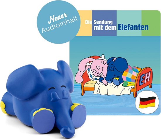 Luisterfiguur Olifant voor Toniebox - Slaap lekker met muziek en verhalen