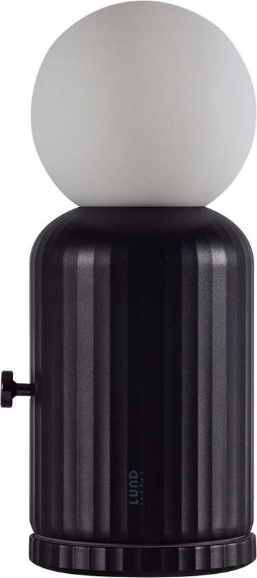 LUND London - Oplaadbare Lamp - draadloze oplader - Gadget - Zwart van Lund