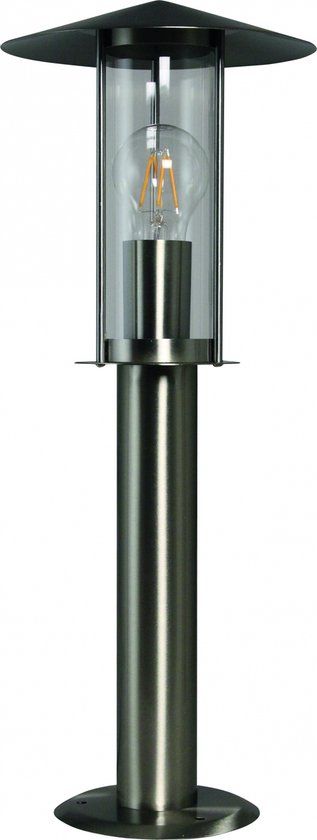 Luxform Padverlichting Utah 60w 230v Rvs 19,5 X 50 Cm Zilver