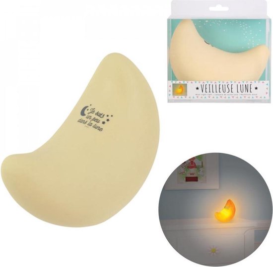 Maan nachtlampje 14 X 8 CM van Vintagon