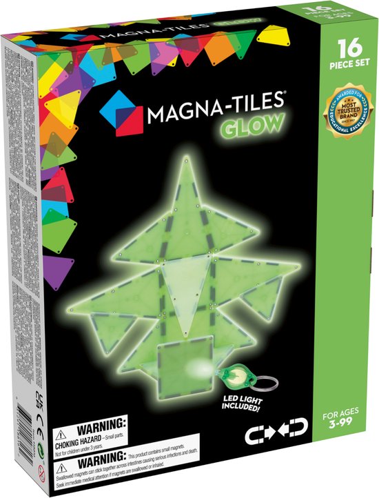 MagnaTiles Glow in the dark 16 stuks