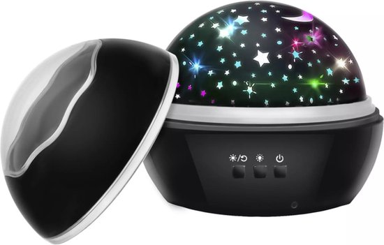Malatec Projector Nachtlamp Zwart - Sterrenhemel en Onderwaterwereld van Malatec