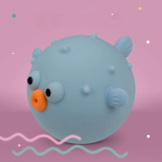 Mary’s Led Lamp Kogelvis Blow Fish Blauw