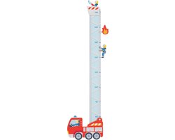 Meetlat: BRANDWEER L94cm, met 2 knijpers, hout