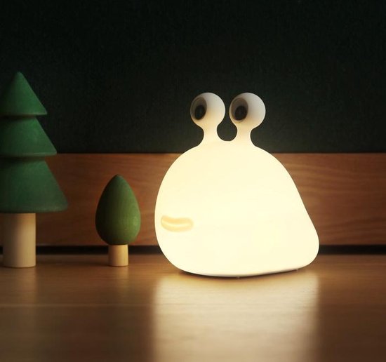 MEGALight - Momo Moon babynachtlamp Wit - warmwit + RGB van Merkloos
