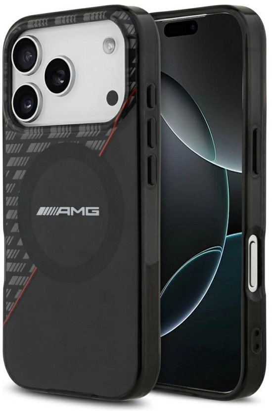 Mercedes-Benz Backcase hoesje geschikt voor iPhone 17 Pro - Effen Transparant - TPU (Zacht) van Mercedes-Benz