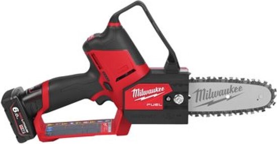 Milwaukee HATCHET™ snoeizaag - M12 FHS-602X - 12V - incl. 6.0 Ah accu's [2st] en lader in koffer van Milwaukee