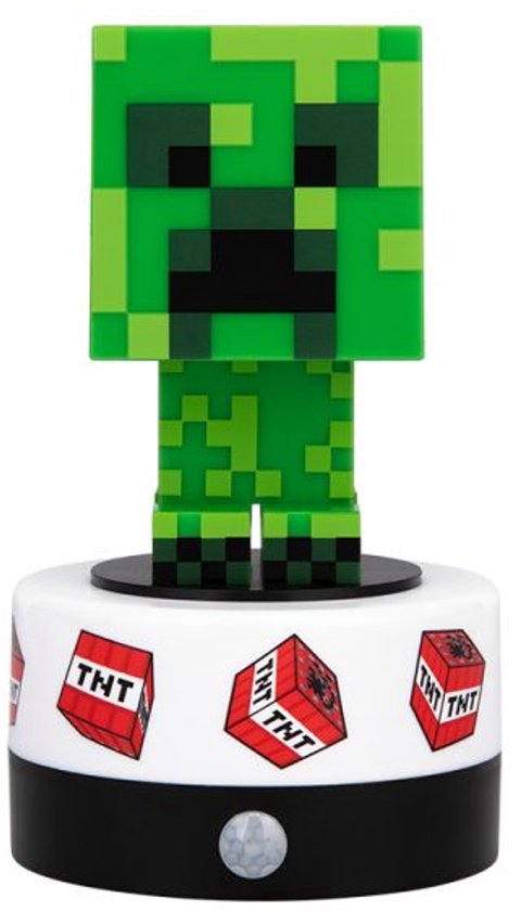 Minecraft Creeper Room Guard & Nachtlamp – Officieel Gelicentieerde Bewegingssensor LED Lamp voor Kinderkamers- Paladone
