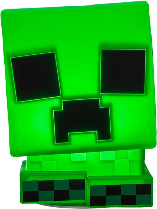 Minecraft - Creeper - SquishyGlo - Oplaadbare Siliconen Lamp van JINX