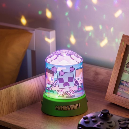 Minecraft Projectorlamp van Paladone van Merkloos
