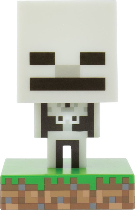 Minecraft - Skeleton Icon Lamp - Tafellamp - Nachtlamp - 10 cm van Merkloos