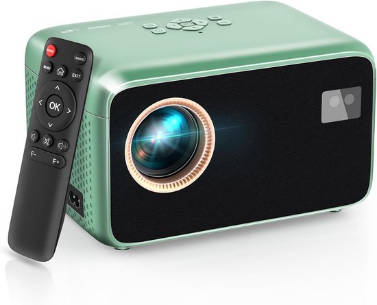 Mini Beamer - Film Projector met Bluetooth - Draagbare Beamer - 4K Kwaliteit - Entertainment van Merkloos