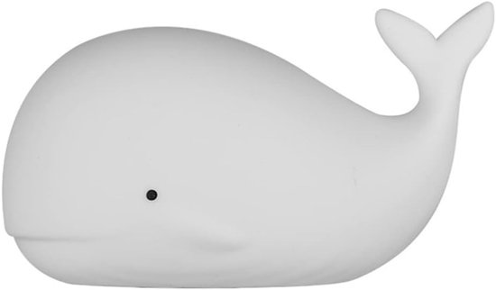 Mini cartoon siliconen walvis nachtlampje, schattig nachtlampje, geschikt geschikt voor jongens en meisjes in de slaapkamer, kan worden aangetikt en geschud, USB oplaadbaar.