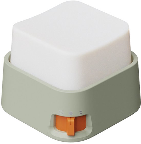 Mini-toetsenbord met toetsverlichting, mechanische schakelaars, tactiele feedback, LED-nachtlampje, USB-oplaadfunctie - groen van Merkloos