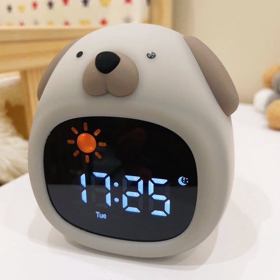 Minnia - Honden Slaaptrainer - Nachtlampje - Kinderwekker - Witte Ruismachine - Wit van Minnia