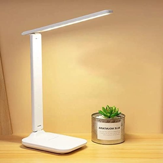 MIRA®Bureaulamp led dimbaar daglicht - Tafellamp Nagelstyliste Met 11 felheid instellingen - Tafellamp - Daglichtlamp - Wit - 9cm x 26cm x 28cm