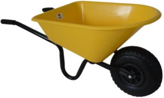 MM Eurotool Kinderkruiwagen Metaal met Kunststof Bak - Geel van MM Eurotool