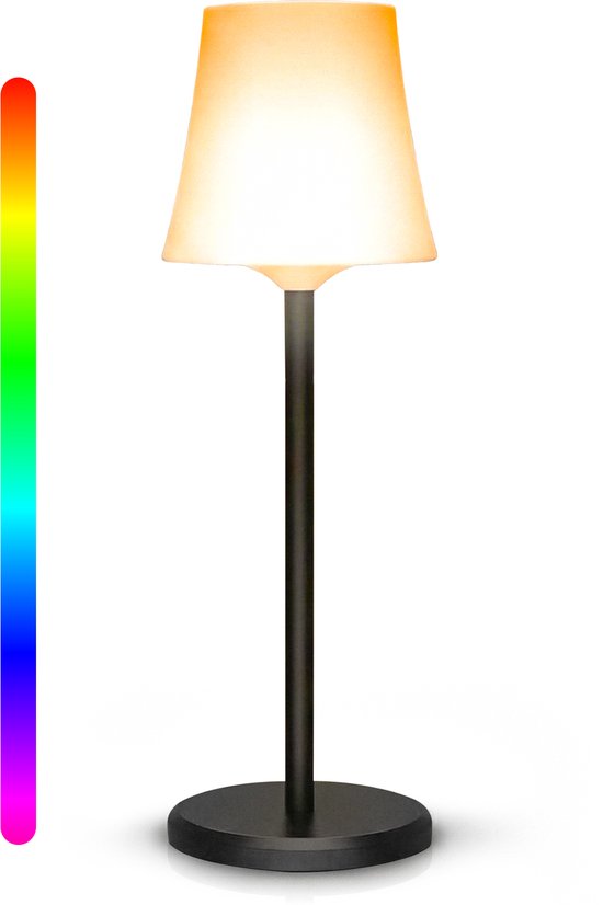 Mobstore Tafellamp Oplaadbaar - Oplaadbaar nachtlampje - Draadloos en dimbaar - 12+ kleuren - Moderne touch lamp - Industrieel - Nachtlamp Slaapkamer & Woonkamer - Tafellamp slaapkamer - Nachtlampje kinderen en volwassenen van Merkloos