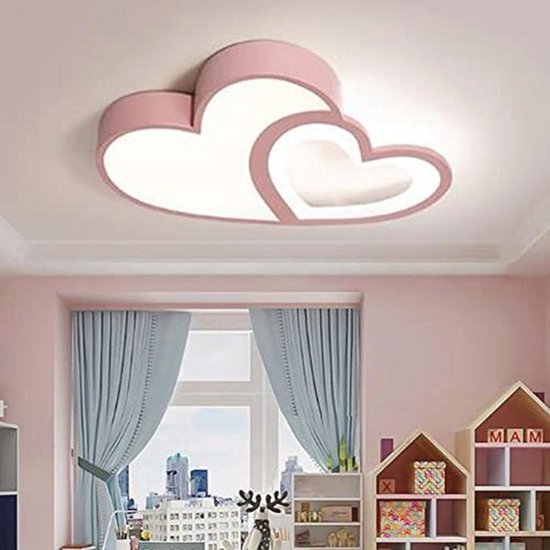 Moderne Dimbare Plafondlamp met Afstandsbediening voor Kinderkamer - Cartoon Design en Verzachte Kleuren