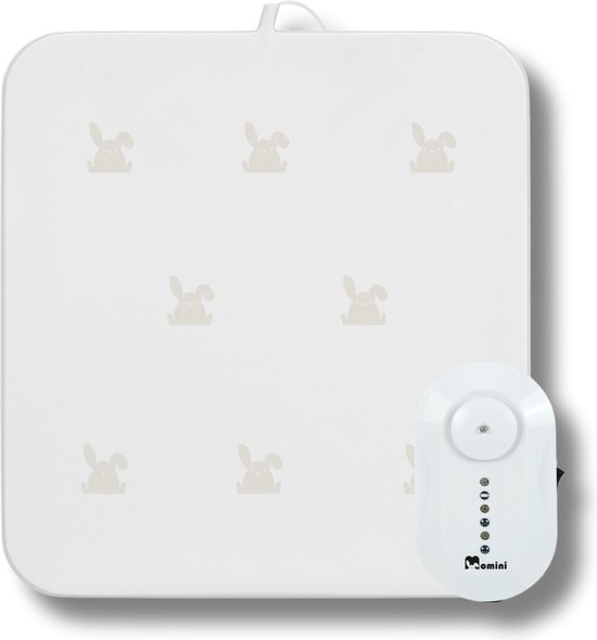 Momini SleepMonitor - Slaapmonitor Baby - Slaaptrainer Kinderen - Babyfoon - Slaaphulp voor Baby's - Slaapmat - Sleepmonitor - Wit van Momini