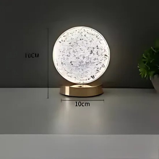 Mookes Lamp Touch Control 3D Crystal Track Nachtlampje Home Decor Esthetiek USB LED Ambient 3D Ball van Mookes