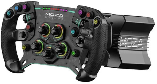 Moza Racing R9 V3 + GS V2P Stuurwiel Bundle – 9 Nm Direct Drive + 300 mm GT-wiel - PC van Moza