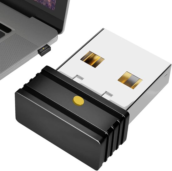 Muis Beweging Simulator - Cursor Activator - Computer Wakker Houden - Ondetecteerbaar - 18.5mm - Zwart