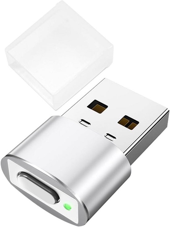 Muis Bewegingssimulator - Automatische Muis - Voorkom Slaapstand - Onherkenbaar Voor Software - 8.1 x 6.3 x 1.9 cm - Zwart